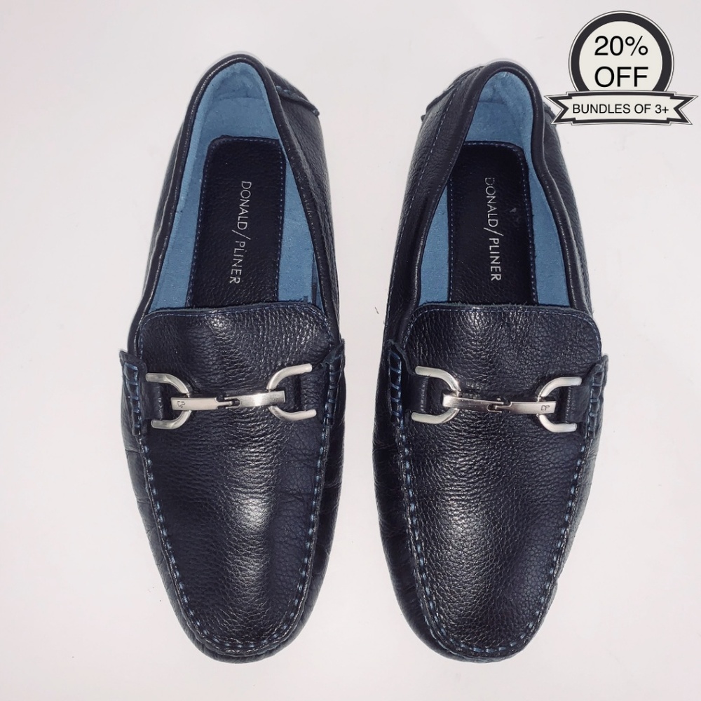 Donald J. Pliner | Alvar Viro 2 Black Loafers | 9M